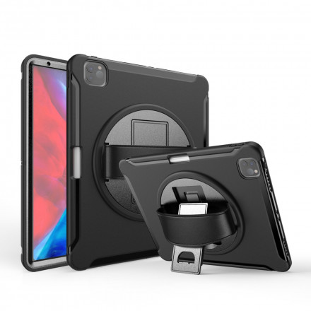 iPad Pro 12.9" Case (2021) (2020) (2019) Strap, Stand and Style Holder