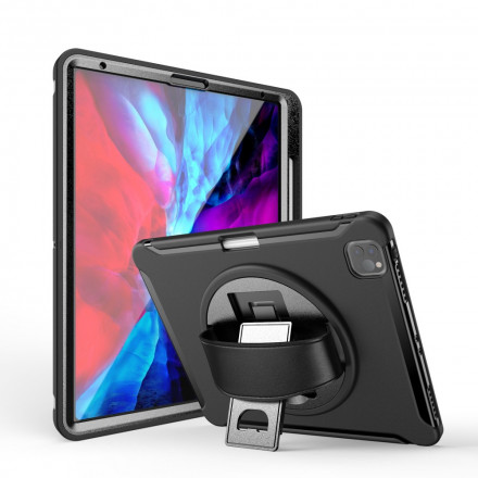 iPad Pro 12.9" Case (2021) (2020) (2019) Strap, Stand and Style Holder