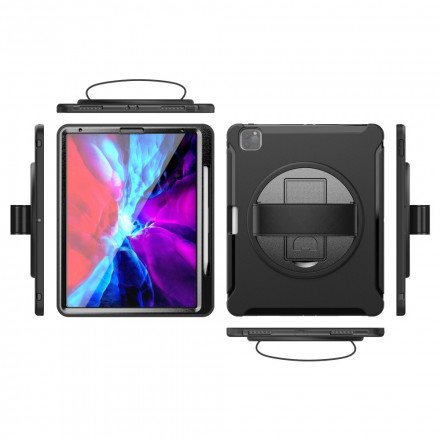 iPad Pro 12.9" Case (2021) (2020) (2019) Strap, Stand and Style Holder