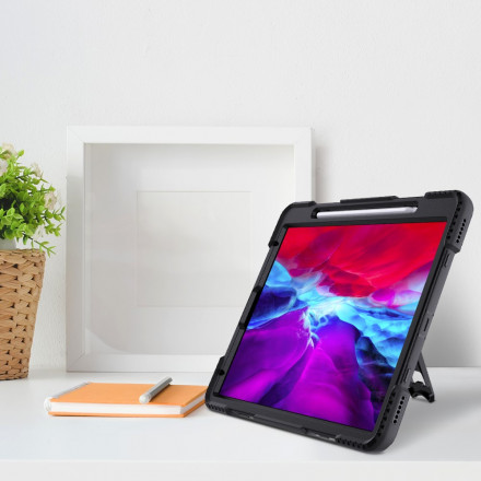 iPad Pro 12.9" Case (2021) (2020) (2018) Stand, Strap e Shoulder Strap