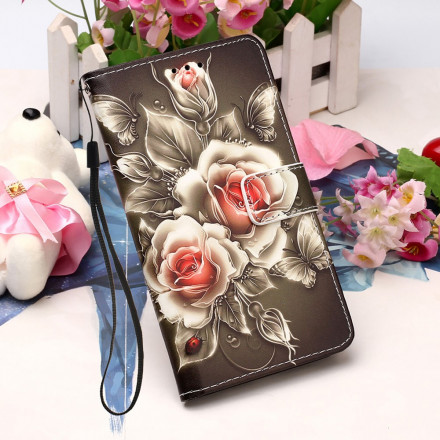 Samsung Galaxy M12 / A12 Case Gold Roses