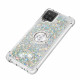 Samsung Galaxy A12 / M12 Glitter Case com Anel de Pé