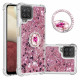 Samsung Galaxy A12 / M12 Glitter Case com Anel de Pé