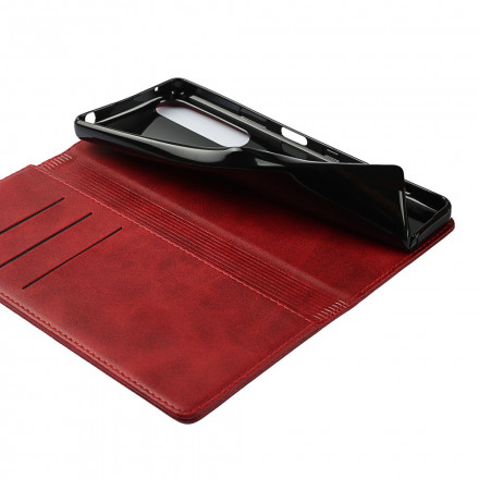 Capa Flip Sony Xperia 1 III Genuine Leather Classic