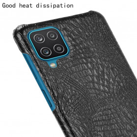 Samsung Galaxy A12 / M12 Capa de pele de crocodilo