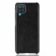 Samsung Galaxy A12 / M12 Efeito Lychee da capa de couro