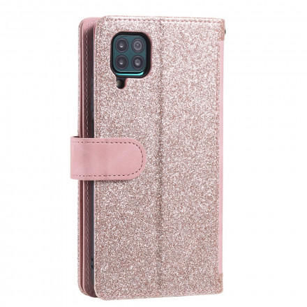 Samsung Galaxy A12 / M12 Capa com fecho de correr reforçada de contorno Samsung Galaxy A12 / M12 Capa com fecho de correr reforçada de contorno