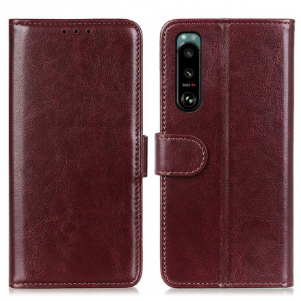 Capa de couro Sony Xperia 5 III Faux