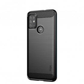 Moto G30 / Moto G10 Capa de fibra de carbono escovada MOFI