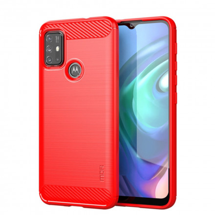 Moto G30 / Moto G10 Capa de fibra de carbono escovada MOFI