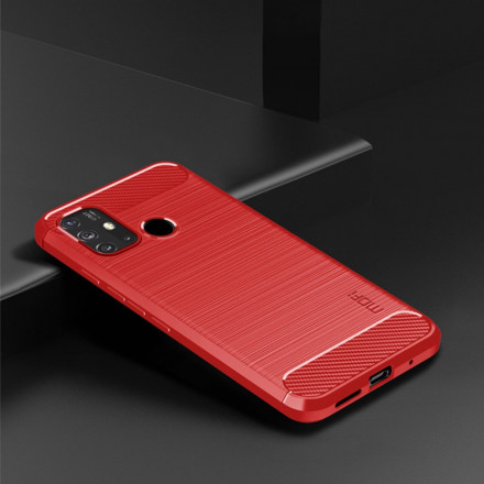 Moto G30 / Moto G10 Capa de fibra de carbono escovada MOFI