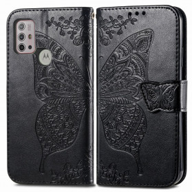 Moto G30 / Moto G10 Meia Capa de Borboleta