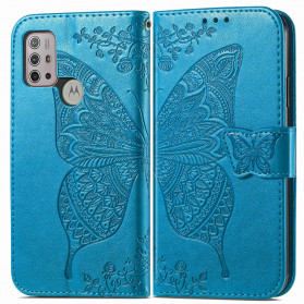 Moto G30 / Moto G10 Meia Capa de Borboleta