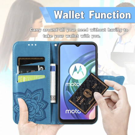 Moto G30 / Moto G10 Meia Capa de Borboleta Moto G30 / Moto G10 Meia Capa de Borboleta