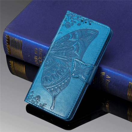 Moto G30 / Moto G10 Meia Capa de Borboleta Moto G30 / Moto G10 Meia Capa de Borboleta