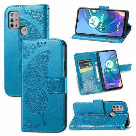 Moto G30 / Moto G10 Meia Capa de Borboleta Moto G30 / Moto G10 Meia Capa de Borboleta