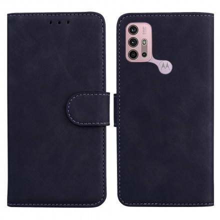 Moto G30 / Moto G10 Capa em Couro Vintage Couture