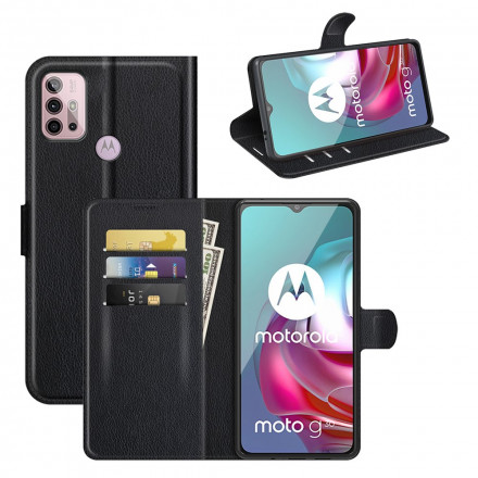 Moto G30 / Moto G10 Cobertura Efeito Lychee Clássica