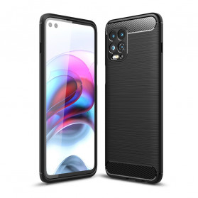 Capa de fibra de carbono escovada Moto G100