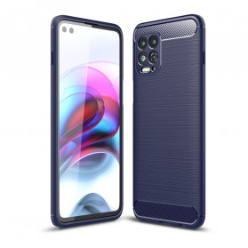 Capa de fibra de carbono escovada Moto G100