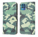 Capa de Moto G100 Camuflagem Militar