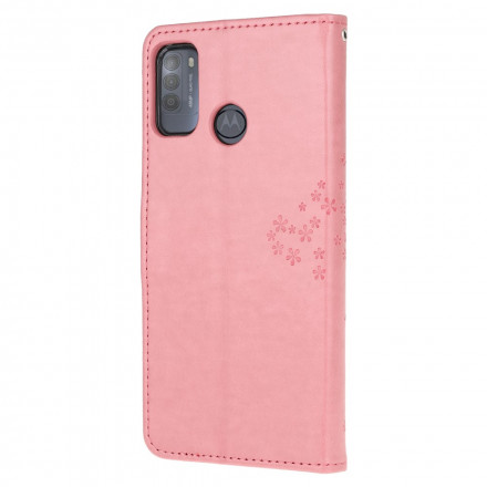 Moto G50 Árvore & Mocho Capa de CordÃ£o