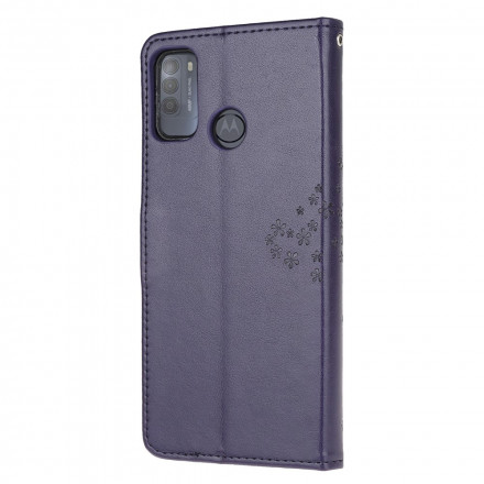 Moto G50 Árvore & Mocho Capa de CordÃ£o