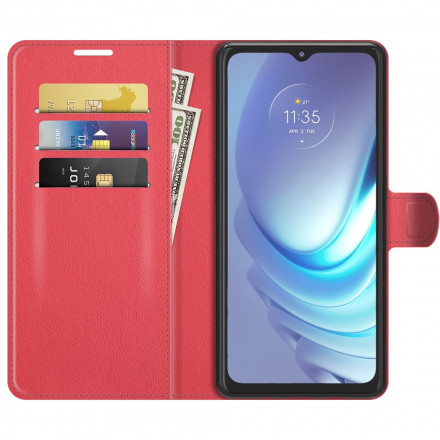 Capa Moto G50 Efeito Lychee Clássico