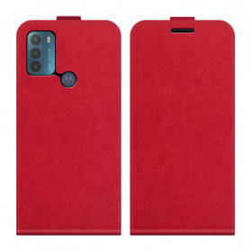 Moto G50 Efeito Couro Aba Vertical da Capa