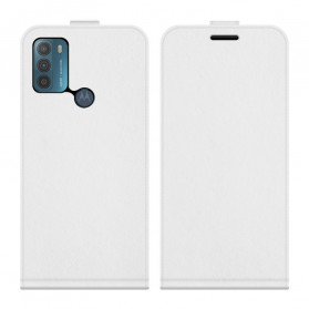 Moto G50 Efeito Couro Aba Vertical da Capa