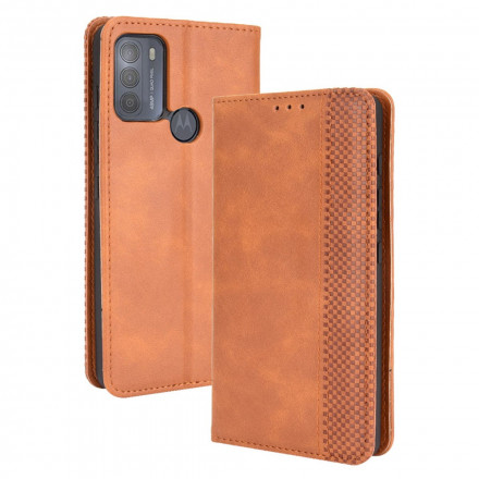 Efeito Couro Vintage Moto G50 Capa Flip