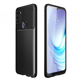 Moto G50 Capa flexível de fibra de carbono