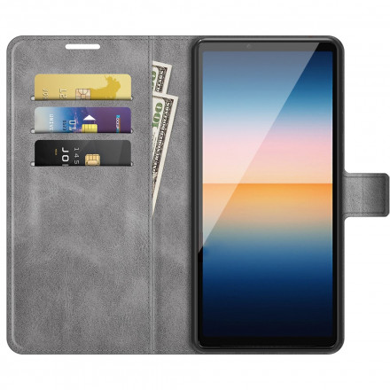 Capa de Efeito Couro Slim Sony Xperia 10 III Capa de Efeito Couro Slim Sony Xperia 10 III
