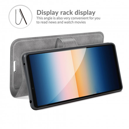 Capa de Efeito Couro Slim Sony Xperia 10 III Capa de Efeito Couro Slim Sony Xperia 10 III