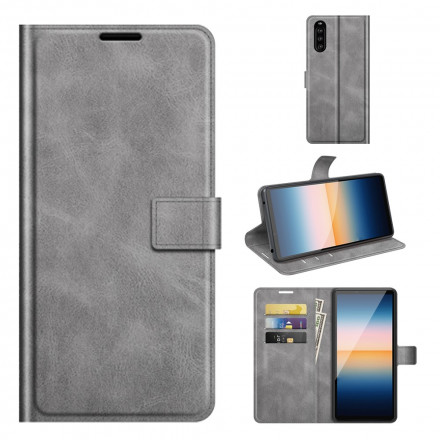 Capa de Efeito Couro Slim Sony Xperia 10 III Capa de Efeito Couro Slim Sony Xperia 10 III