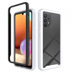 Samsung Galaxy A32 4G Capa Design Híbrido Bordas de Silicone