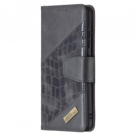 Samsung Galaxy A32 4G Capa de pele clássica de crocodilo