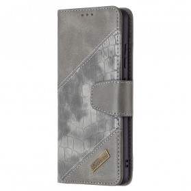 Samsung Galaxy A32 4G Capa de pele clássica de crocodilo