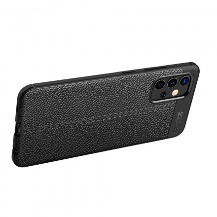 Samsung Galaxy A32 4G Capa de couro Lychee Efeito Lychee Linha Dupla