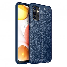 Samsung Galaxy A32 4G Capa de couro Lychee Efeito Lychee Linha Dupla