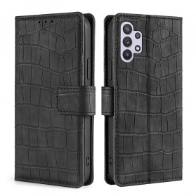 Samsung Galaxy A32 4G Capa de pele de crocodilo