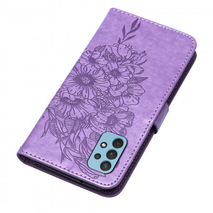 Samsung Galaxy A32 4G Capa de design Butterfly A32 com cinta