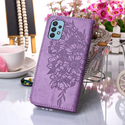 Samsung Galaxy A32 4G Capa de design Butterfly A32 com cinta