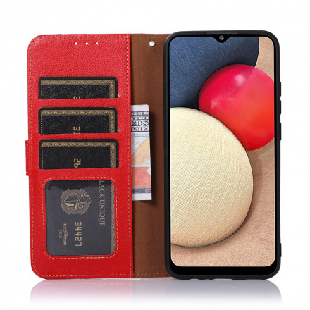 Samsung Galaxy A32 4G Capa Lychee RFID estilo KHAZNEH