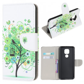 Capa de Moto G9 Play Flower Tree