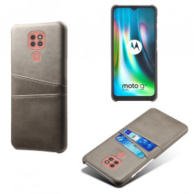 Moto G9 Reproduzir capa dupla de cartas KSQ