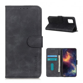 Moto G9 Plus Capa de Couro Vintage KHAZNEH