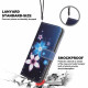 Capa de flores Samsung Galaxy A22 5G Lanyard