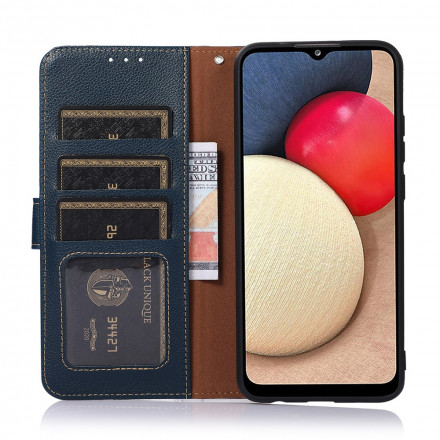 Samsung Galaxy A22 4G Capa Lychee RFID estilo KHAZNEH