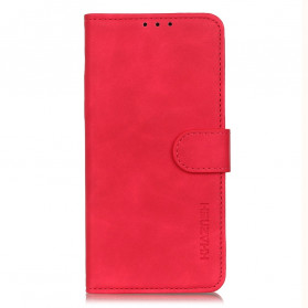 Samsung Galaxy A22 4G Capa de couro Mate Vintage KHAZNEH